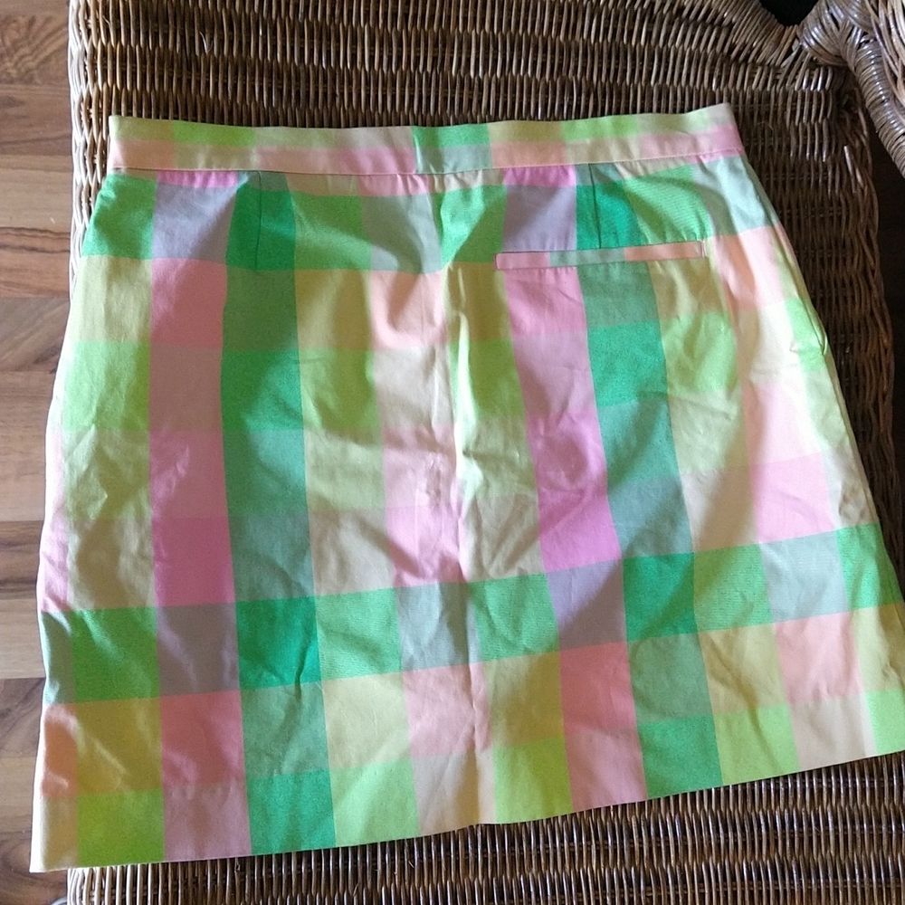 Liz Claiborne Golf Checkered Skort - Picture 5 of 8